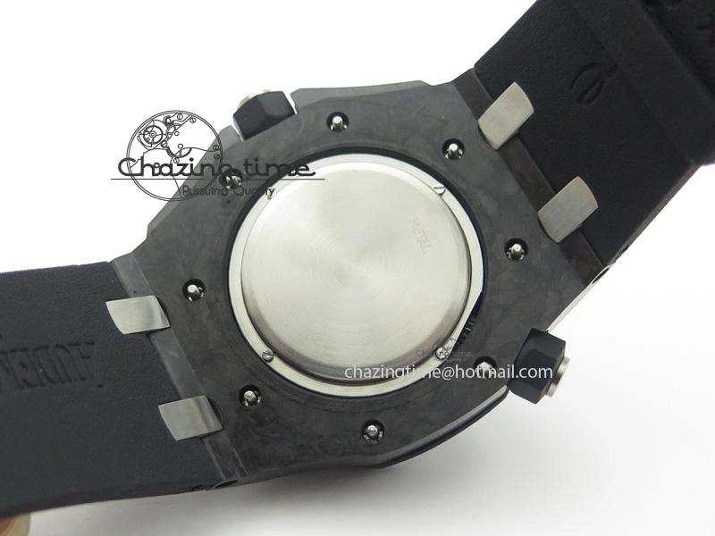 Royal Oak Offshore Diver Forged Carbon 1:1 V6F Best Edition On Rubber Strap A2824