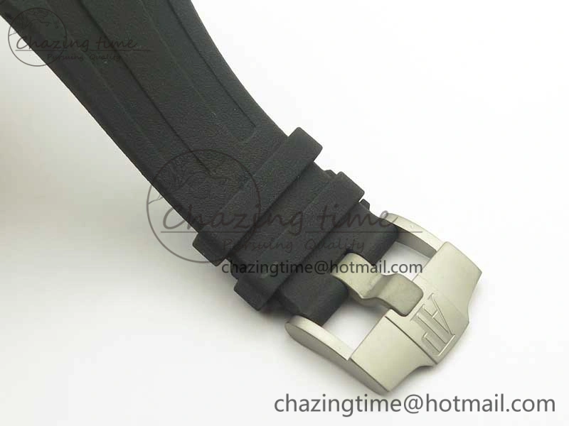 Royal Oak Offshore Diver Forged Carbon 15706 1:1 JF Best Edition on Rubber Strap A3120 V5S