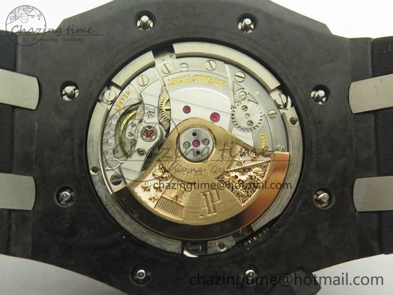 Royal Oak Offshore Diver Forged Carbon 15706 1:1 JF Best Edition on Rubber Strap A3120 V5S
