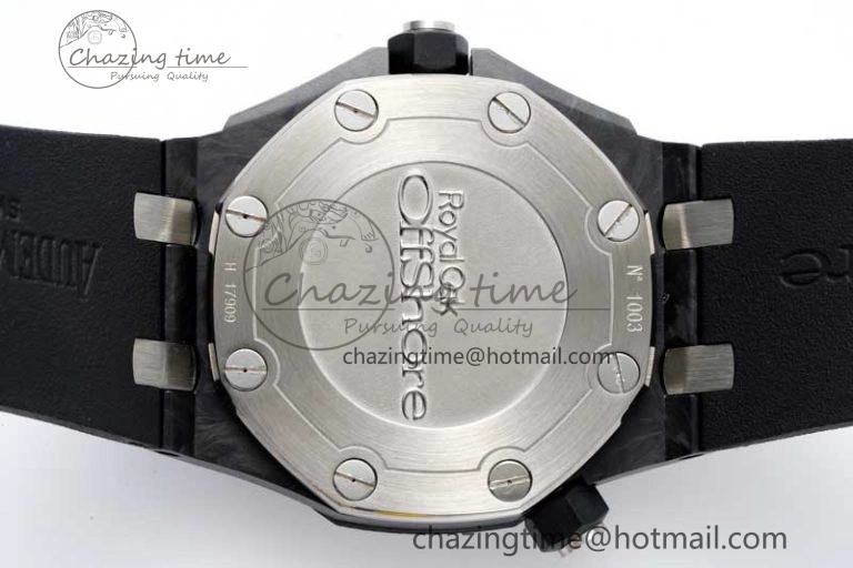 Royal Oak Offshore Diver Forged Carbon IPF Best Edition on Rubber Strap MIYOTA9015