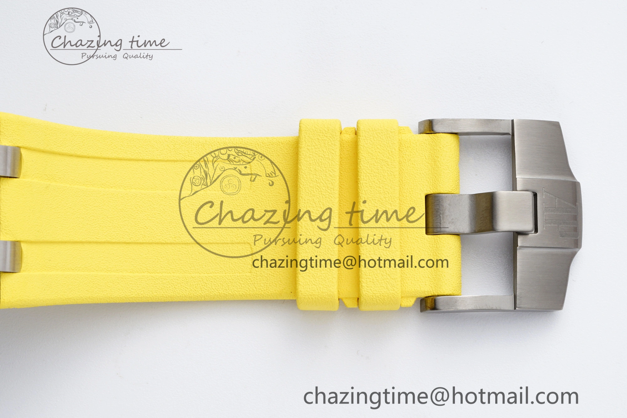 Royal Oak Offshore Diver Forged Carbon IPF Best Edition on Yellow Rubber Strap MIYOTA9019