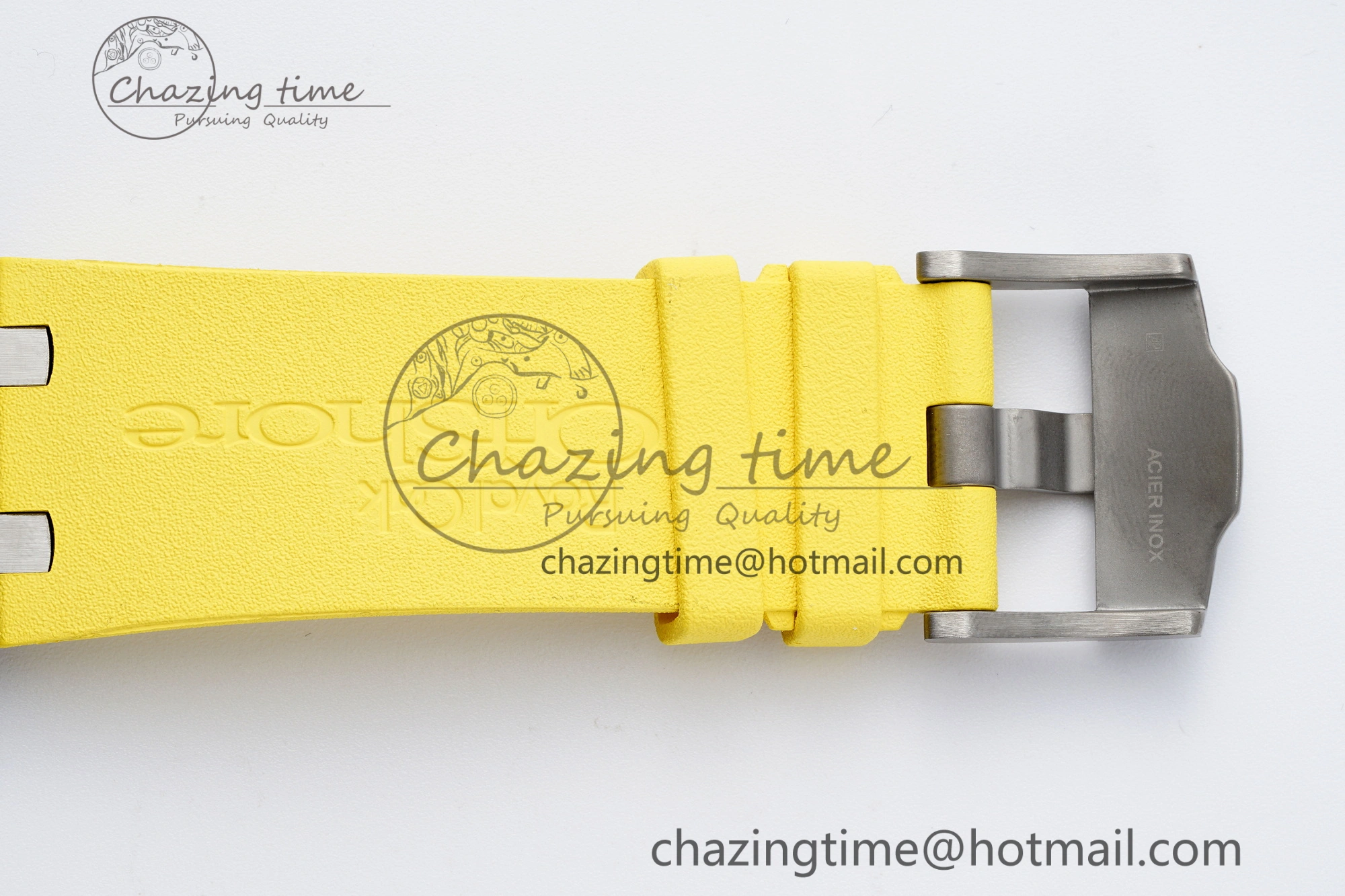 Royal Oak Offshore Diver Forged Carbon IPF Best Edition on Yellow Rubber Strap MIYOTA9019