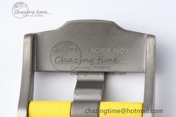Royal Oak Offshore Diver Forged Carbon IPF Best Edition on Yellow Rubber Strap MIYOTA9019