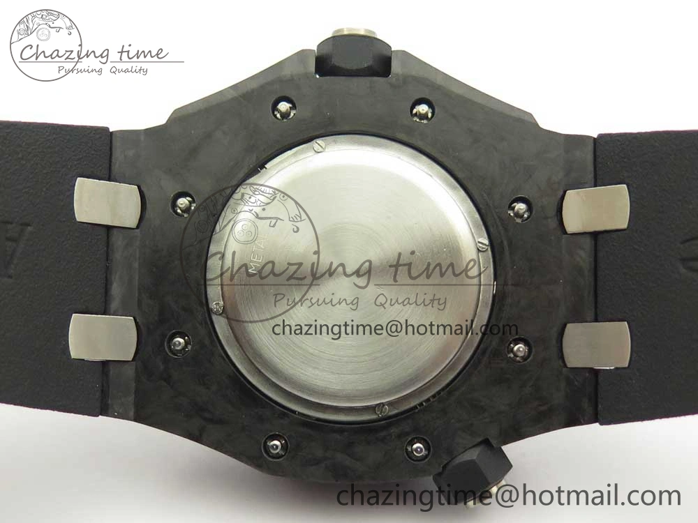 Royal Oak Offshore Diver Forged Carbon XF 1:1 Best Edition on Rubber Strap A2836 V3