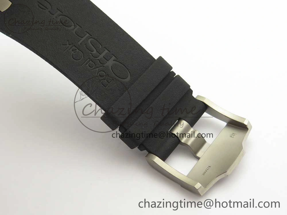 Royal Oak Offshore Diver Forged Carbon XF 1:1 Best Edition on Rubber Strap A2836 V3