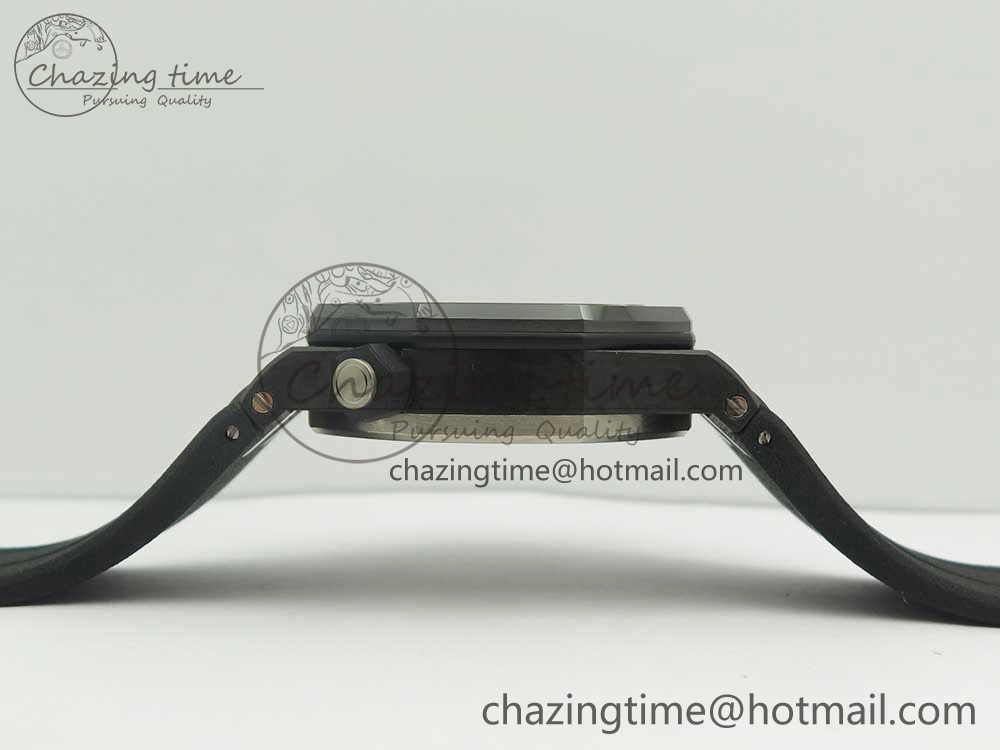 Royal Oak Offshore Diver Forged Carbon XF 1:1 Best Edition on Rubber Strap A2836 V3