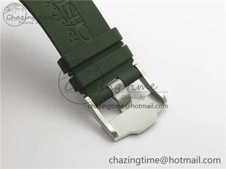 Royal Oak Offshore Diver Green 15710 JF 1:1 Best Edition on Green Rubber Strap A3120
