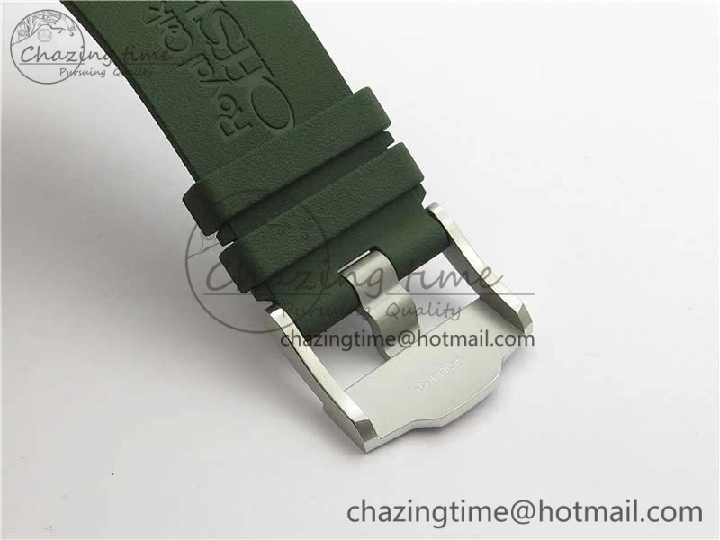 Royal Oak Offshore Diver Green 15710 JF 1:1 Best Edition on Green Rubber Strap A3120