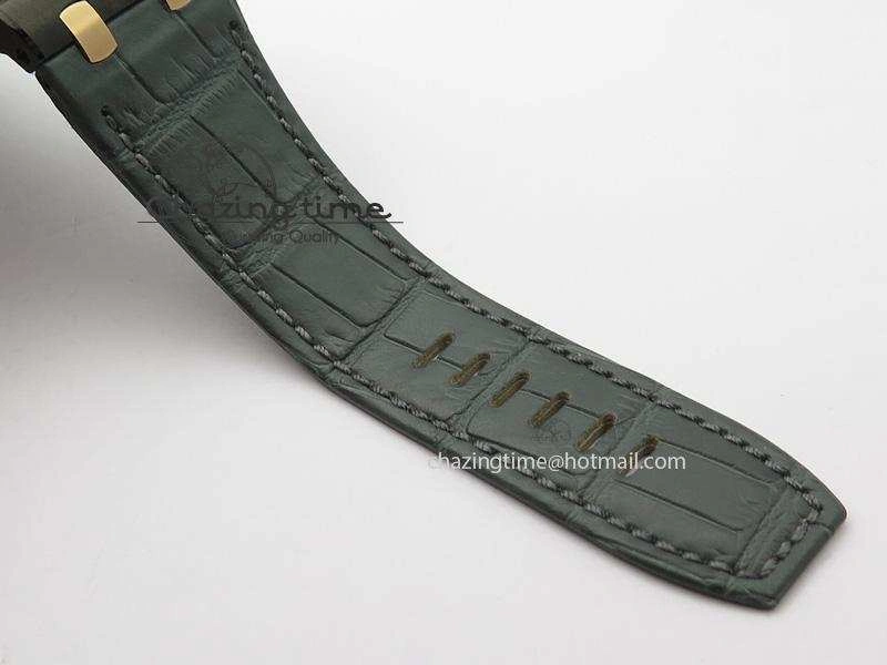 Royal Oak Offshore Diver QEII CUP 2014 JF Best Edition On Leather Strap A3120 V2 ( Free XS Rubber )