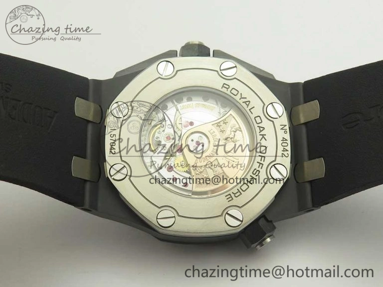 Royal Oak Offshore Diver Real Ceramic JF Best Edition on Rubber Strap A3120 V5S