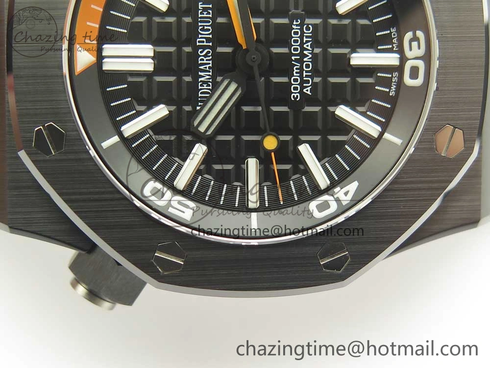 Royal Oak Offshore Diver Real Ceramic JF Best Edition on Rubber Strap A3120 V5S