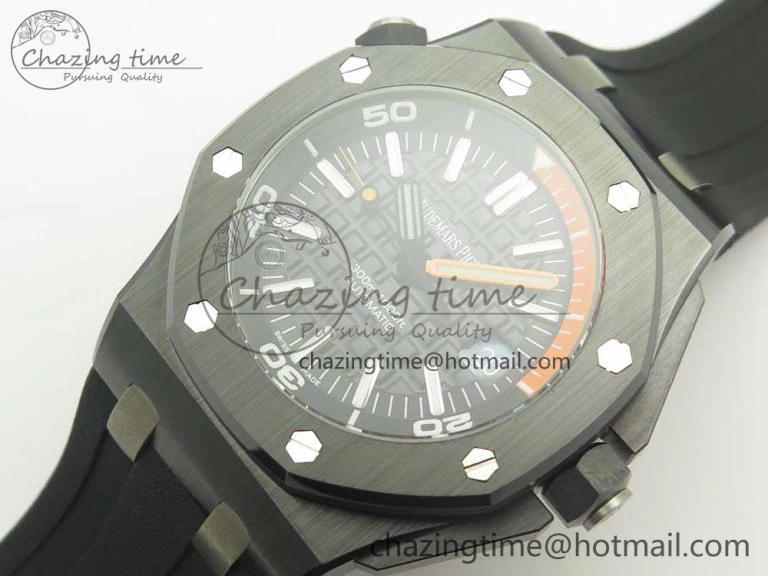 Royal Oak Offshore Diver Real Ceramic JF Best Edition on Rubber Strap A3120 V5S