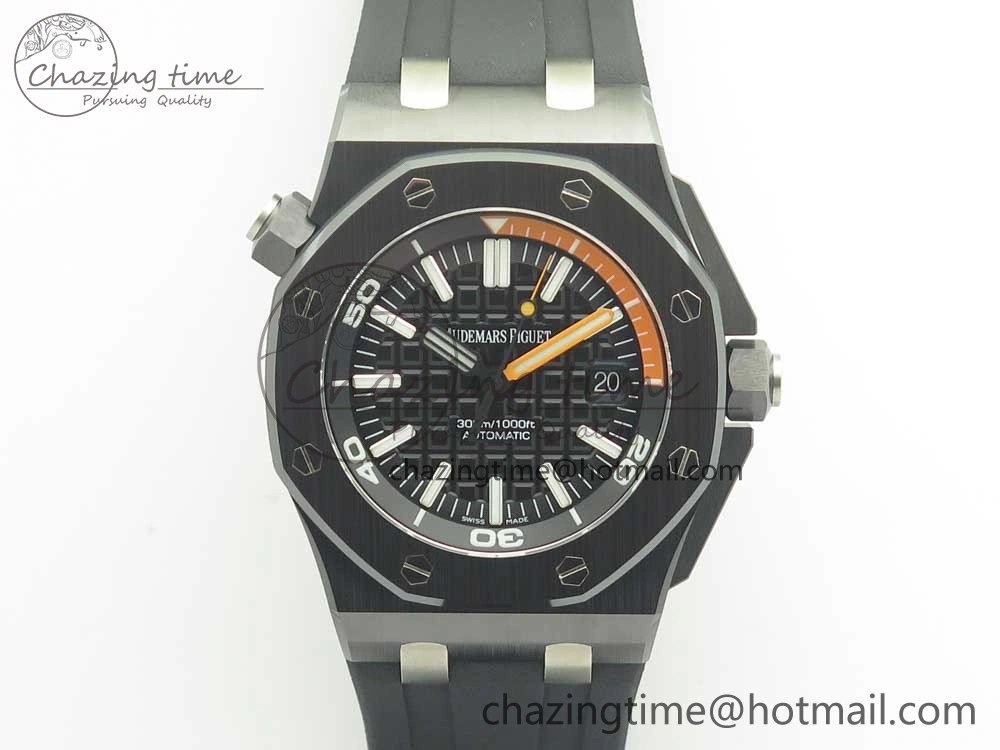Royal Oak Offshore Diver Real Ceramic JF Best Edition on Rubber Strap A3120 V5S