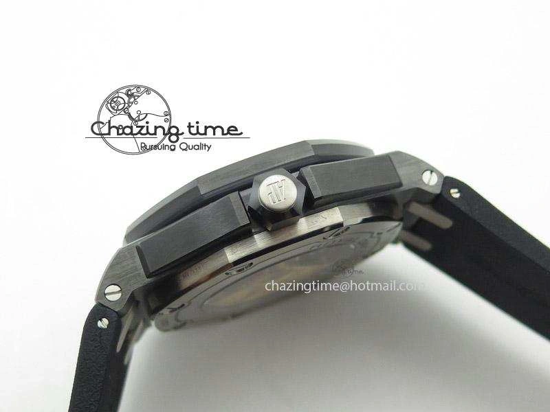 Royal Oak Offshore Diver Real Ceramic Noob Best Edition on Rubber Strap A3120