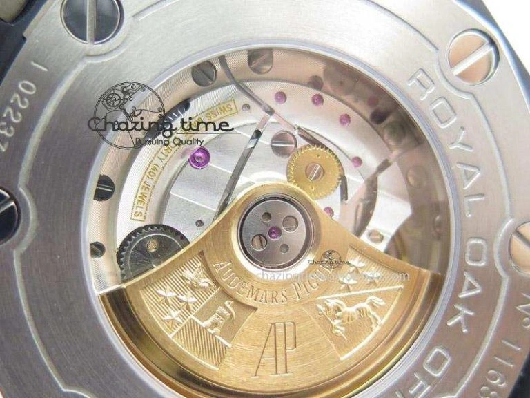 Royal Oak Offshore Diver Real Ceramic Noob Best Edition on Rubber Strap A3120