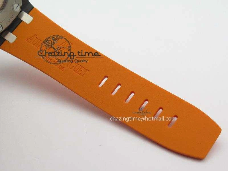 Royal Oak Offshore Diver Real Ceramic V6F Best Edition On Orange Rubber Strap A3120