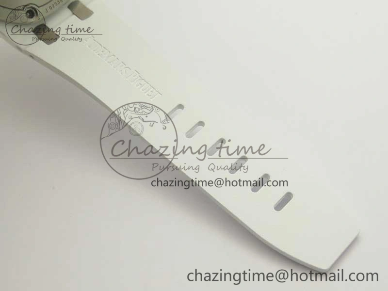 Royal Oak Offshore Diver Solid White Ceramic JF 1:1 Best Edition On White Rubber Strap A3120 V2