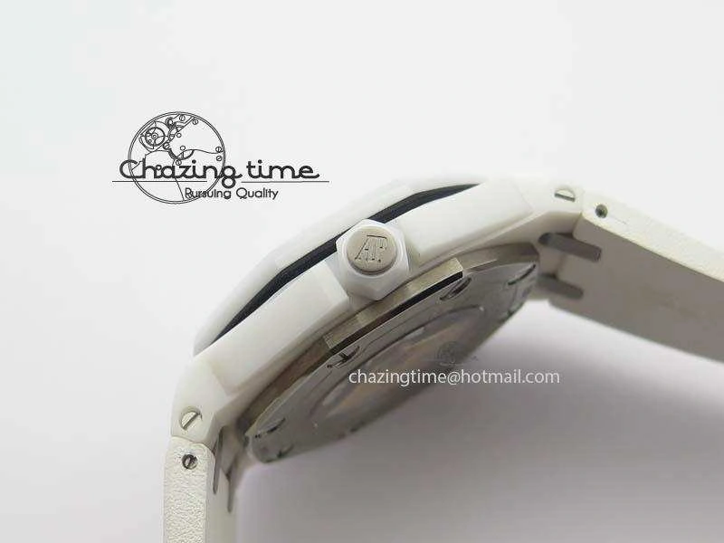 Royal Oak Offshore Diver White Ceramic BP-Maker On White Rubber Strap A3120