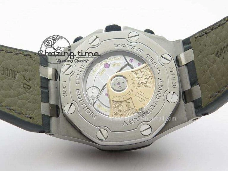 Royal Oak Offshore Doha Limited Edition On Grey Leather Strap A3126