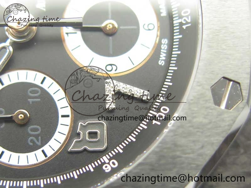 Royal Oak Offshore “GINZA 7” Forged Carbon JF Best Edition on Rubber Strap A3126 V2 w  Cyclops