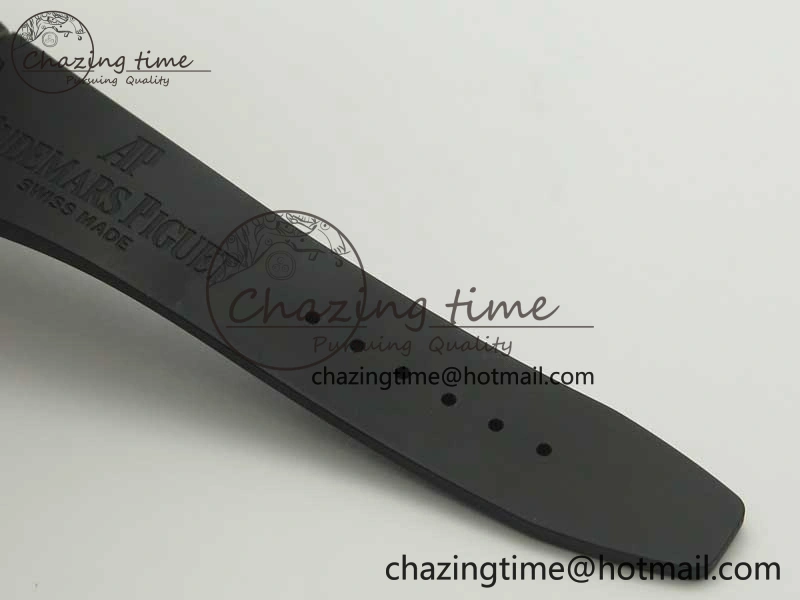 Royal Oak Offshore “GINZA 7” Forged Carbon JF Best Edition on Rubber Strap A3126 V2 w  Cyclops