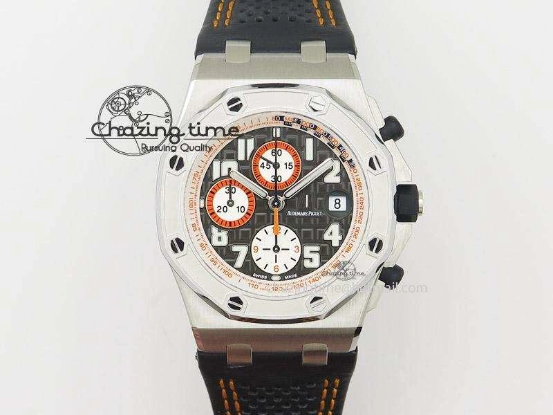 Royal Oak Offshore “Gentleman Driver” JF Best Edition on Black Leather Strap A7750