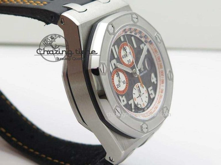 Royal Oak Offshore “Gentleman Driver” JF Best Edition on Black Leather Strap A7750
