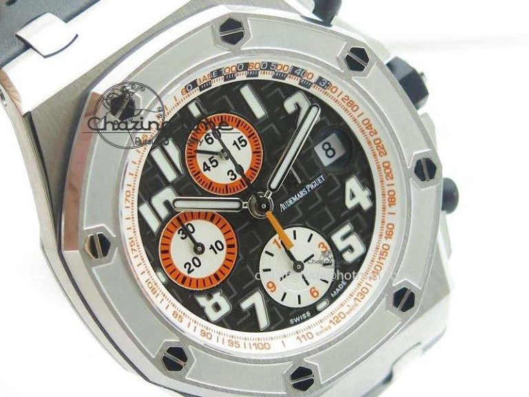 Royal Oak Offshore “Gentleman Driver” JF Best Edition on Black Leather Strap A7750