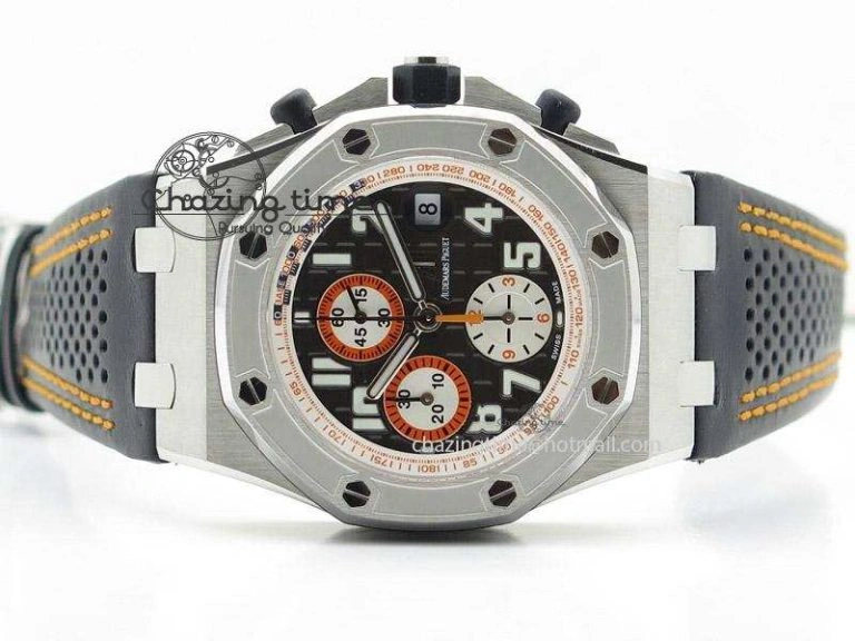 Royal Oak Offshore “Gentleman Driver” JF Best Edition on Black Leather Strap A7750