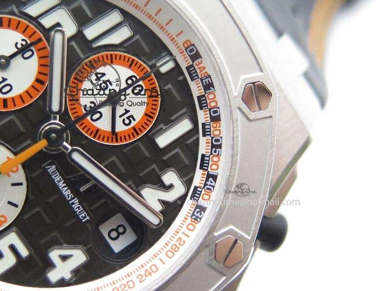Royal Oak Offshore “Gentleman Driver” JF Best Edition on Black Leather Strap A7750
