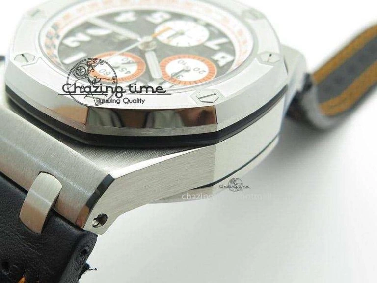 Royal Oak Offshore “Gentleman Driver” JF Best Edition on Black Leather Strap A7750