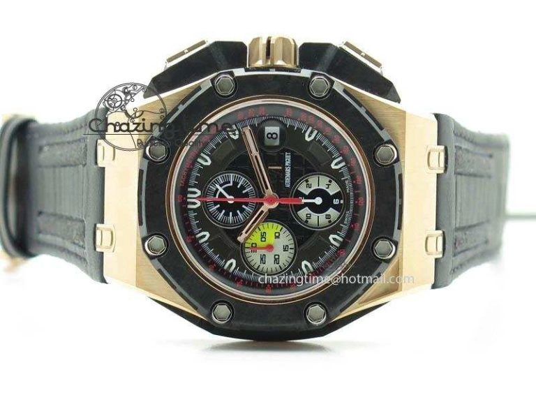 Royal Oak Offshore Grand Prix RG JF Best Edition Real Forge Carbon Parts V3 A3126 (Free XS Rubber Strap)