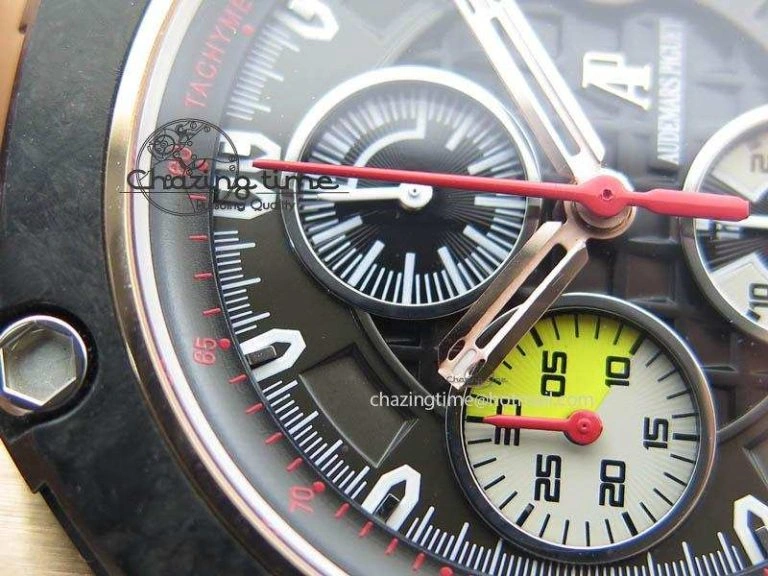 Royal Oak Offshore Grand Prix RG JF Best Edition Real Forge Carbon Parts V3 A3126 (Free XS Rubber Strap)