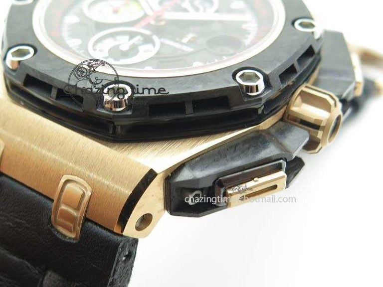 Royal Oak Offshore Grand Prix RG JF Best Edition Real Forge Carbon Parts V3 A3126 (Free XS Rubber Strap)