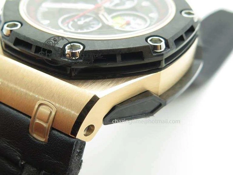 Royal Oak Offshore Grand Prix RG JF Best Edition Real Forge Carbon Parts V3 A3126 (Free XS Rubber Strap)
