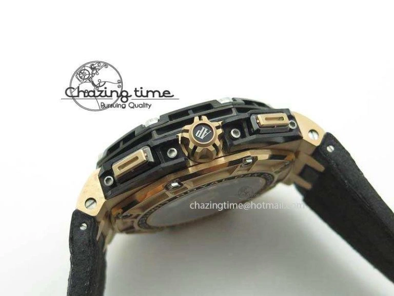 Royal Oak Offshore Grand Prix RG JF Best Edition Real Forge Carbon Parts V3 A3126 (Free XS Rubber Strap)