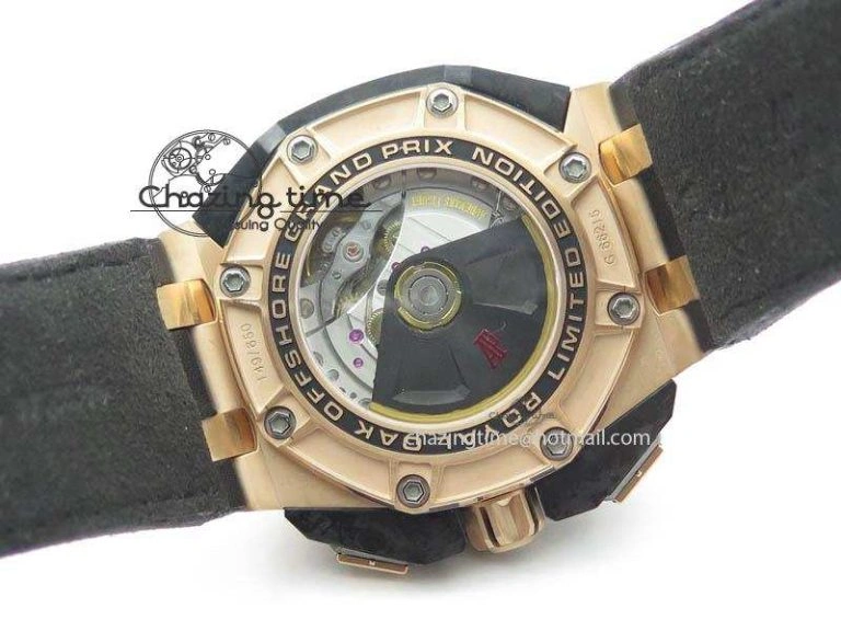 Royal Oak Offshore Grand Prix RG JF Best Edition Real Forge Carbon Parts V3 A3126 (Free XS Rubber Strap)