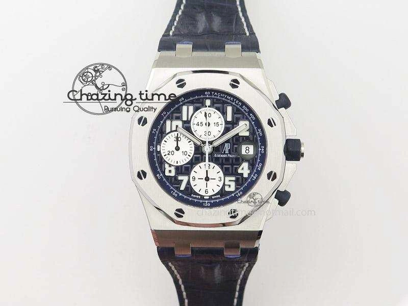 Royal Oak Offshore JF Best Edition Blue Themes on Blue Leather Strap A7750