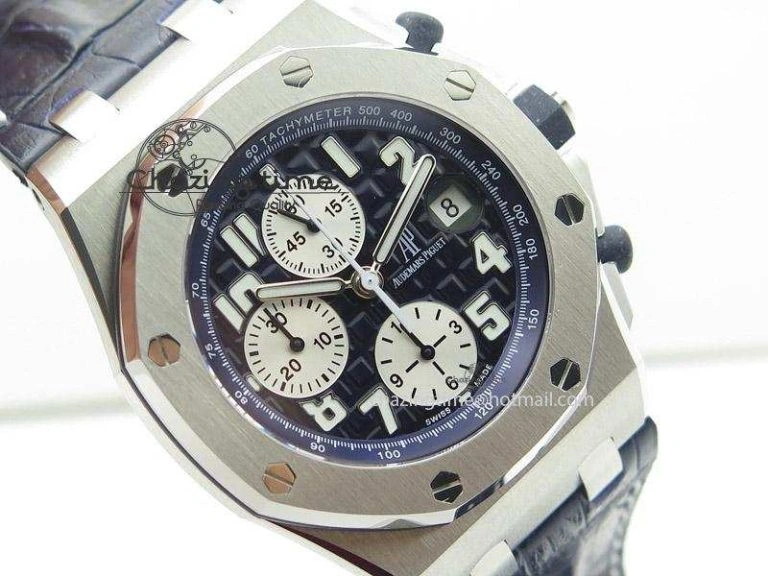 Royal Oak Offshore JF Best Edition Blue Themes on Blue Leather Strap A7750