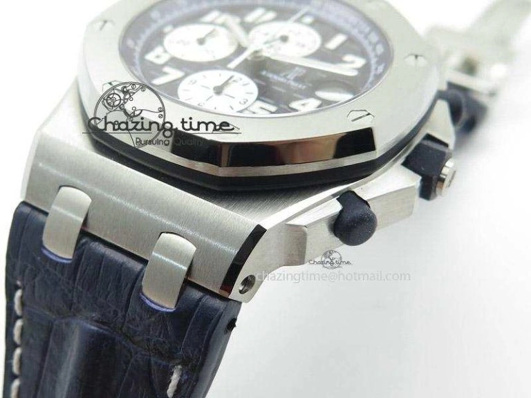 Royal Oak Offshore JF Best Edition Blue Themes on Blue Leather Strap A7750