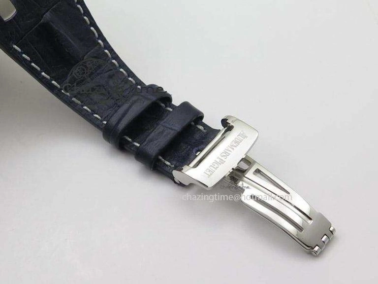 Royal Oak Offshore JF Best Edition Blue Themes on Blue Leather Strap A7750