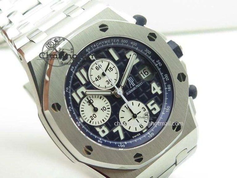 Royal Oak Offshore JF Best Edition Blue Themes on SS Bracelet A7750