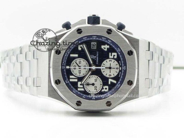 Royal Oak Offshore JF Best Edition Blue Themes on SS Bracelet A7750