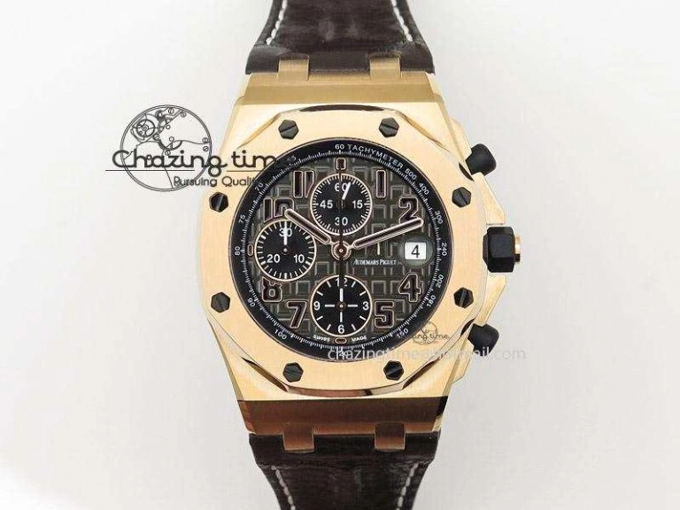 Royal Oak Offshore JF Best Edition Don Ramon de la Cruz on Brown Leather Strap A7750