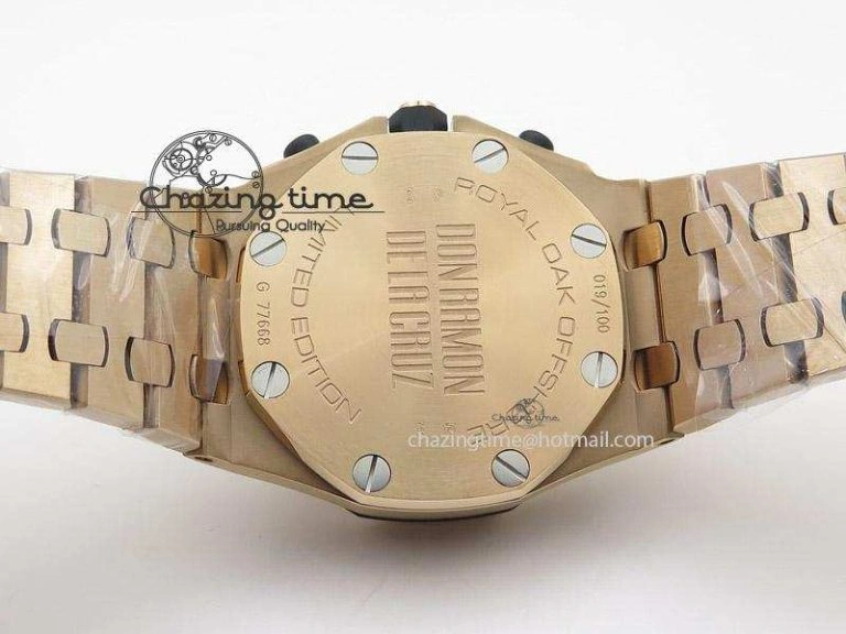 Royal Oak Offshore JF Best Edition Don Ramon de la Cruz on RG Bracelet A7750