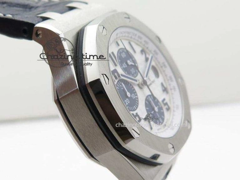 Royal Oak Offshore JF Best Edition “Navy” on Blue Leather Strap A7750