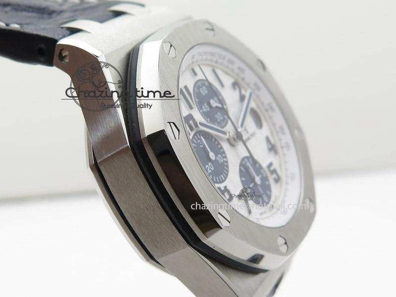 Royal Oak Offshore JF Best Edition “Navy” on Blue Leather Strap A7750