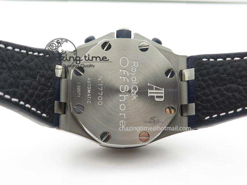 Royal Oak Offshore JF Best Edition “Navy” on Blue Leather Strap A7750