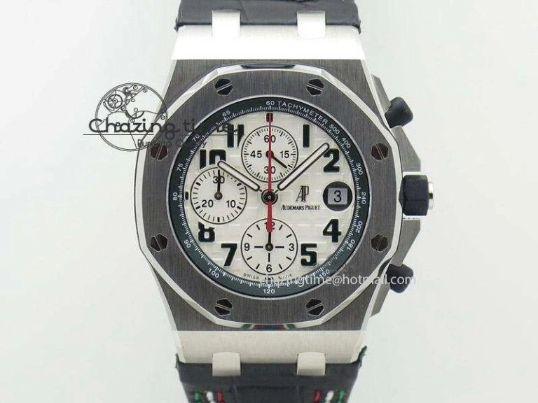 Royal Oak Offshore JF Best Edition “Pride of Mexico” on Black Leather Strap A7750