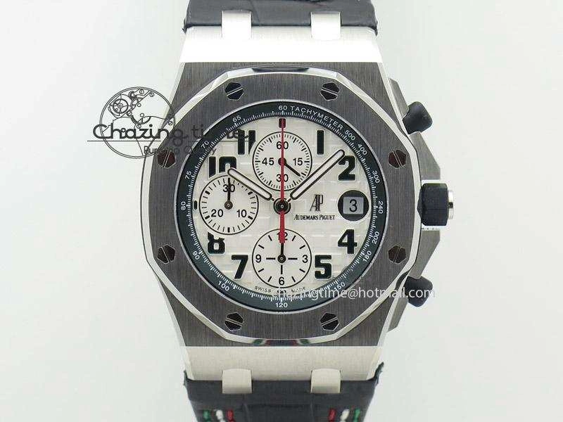 Royal Oak Offshore JF Best Edition “Pride of Mexico” on Black Leather Strap A7750